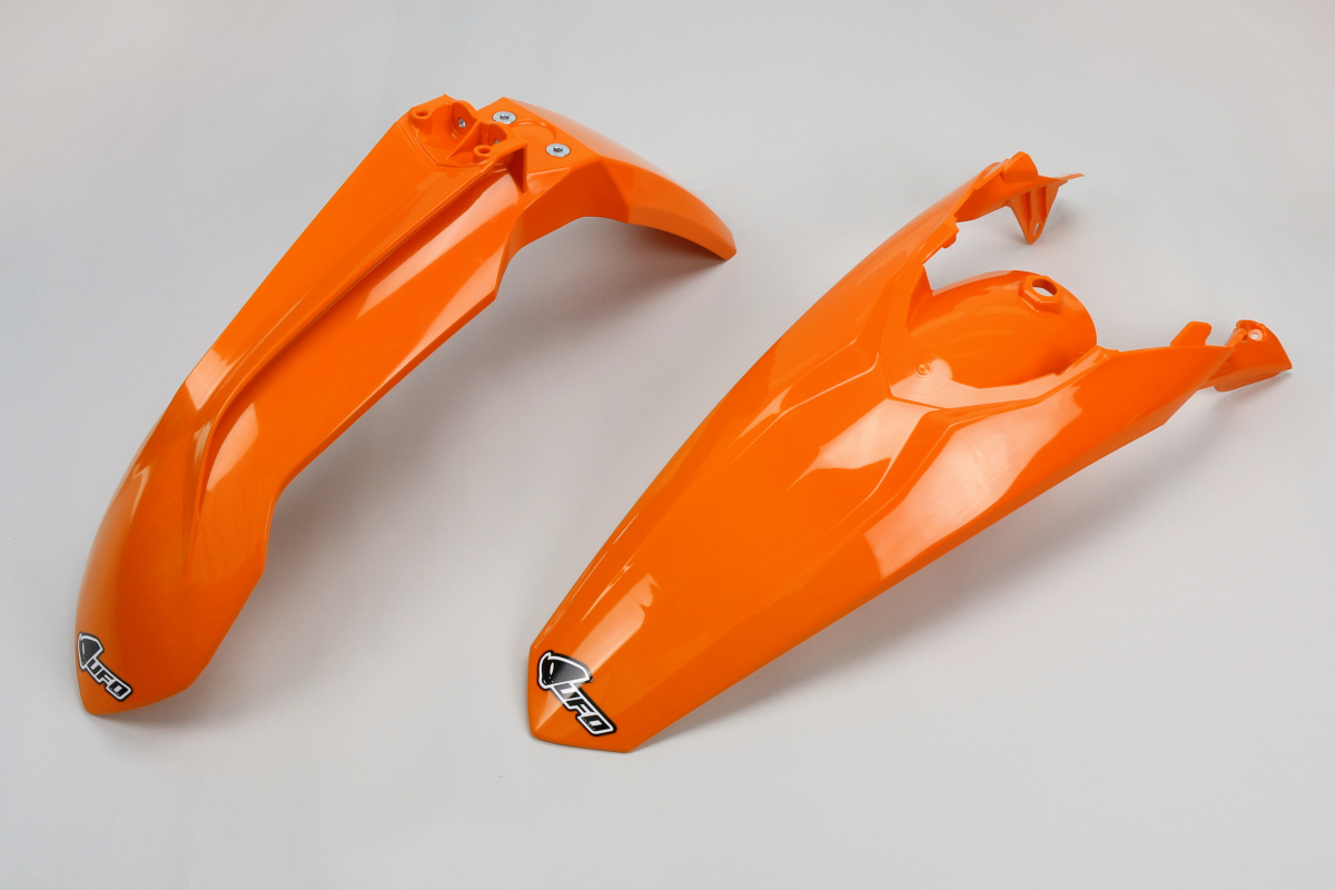 Fenders Kit OEM Color for Ktm EXC 125/XC W125 - EXC 200 - EXC 250/XC W250 - EXC-F 250/XCF W250 - EXC 300/XC W300 - EXC-F 350....