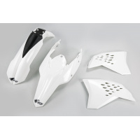 Plastic Kit white for Ktm EXC 125/XC W125 - EXC 200 - EXC 250/XC W250 - EXC-F 250/XCF W250 - EXC 300/XC W300 - EXC-F 350/XCF....