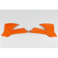 Radiator covers - orange 127 - Ktm - REPLICA PLASTICS - KT03072-127 - UFO Plast