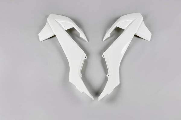 Radiator covers - white 047 - Ktm - REPLICA PLASTICS - KT04073-047 - UFO Plast