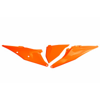 Side panels - orange 127 - Ktm - REPLICA PLASTICS - KT04093-127 - UFO Plast