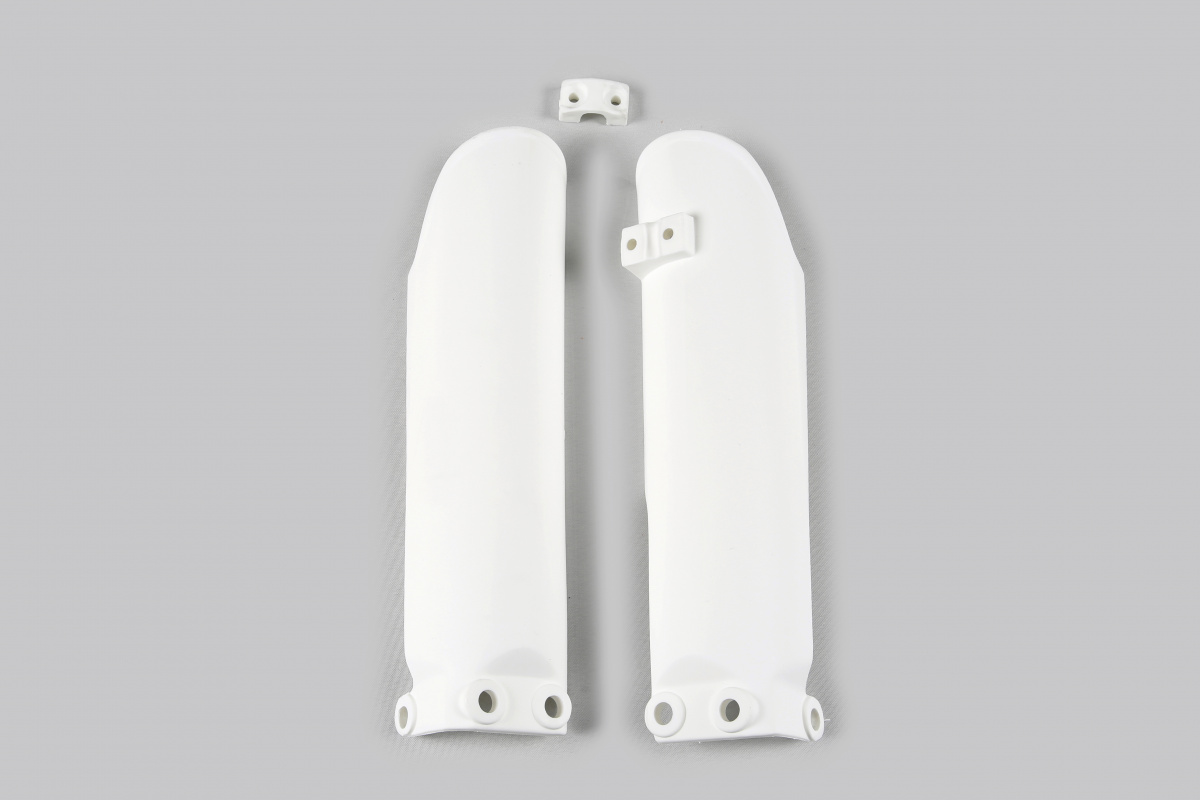 Fork slider protectors - white 047 - Ktm - REPLICA PLASTICS - KT04011-047 - UFO Plast