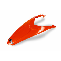 Rear fender - neon orange - Ktm - REPLICA PLASTICS - KT04045-FFLU - UFO Plast