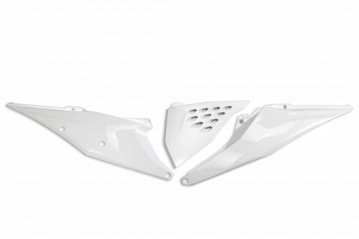 Side panels / Vented - white 047 - Ktm - REPLICA PLASTICS - KT05004-047 - UFO Plast