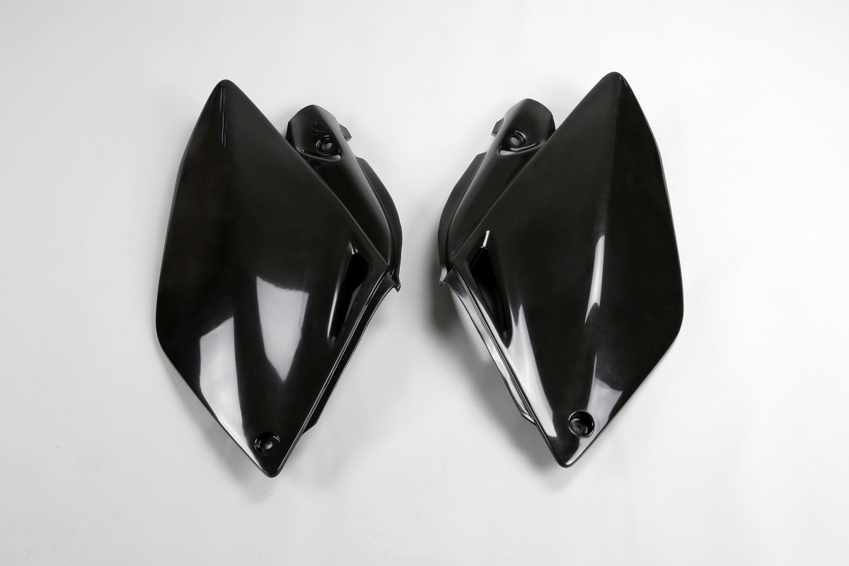 Side Panels black for Honda CRF 250R (2006-09) - REPLICA PLASTICS - HO04606-001 - Ufo Plast