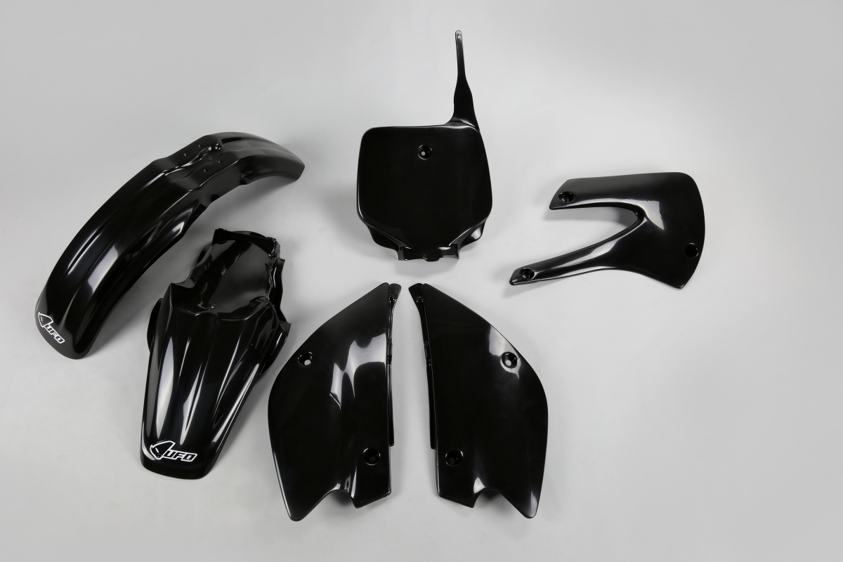 Plastic Kit black for Kawasaki KX 85 (2000) - REPLICA PLASTICS - KAKIT206-001 - Ufo Plast