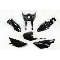 Plastic Kit black for Kawasaki KLX 110 (2010-25) - REPLICA PLASTICS - KA37003-001 - Ufo Plast