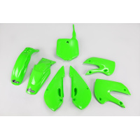 Plastic Kit green for Kawasaki KLX 110 (2001-09) - REPLICA PLASTICS - KA37002-026 - Ufo Plast