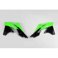 Radiator Covers OEM Color for Kawasaki KXF 250 (2013-16) - REPLICA PLASTICS - KA04725-999 - Ufo Plast