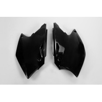 Side Panels black for Kawasaki KXF 250 (2004-05) - REPLICA PLASTICS - KA03755-001 - Ufo Plast