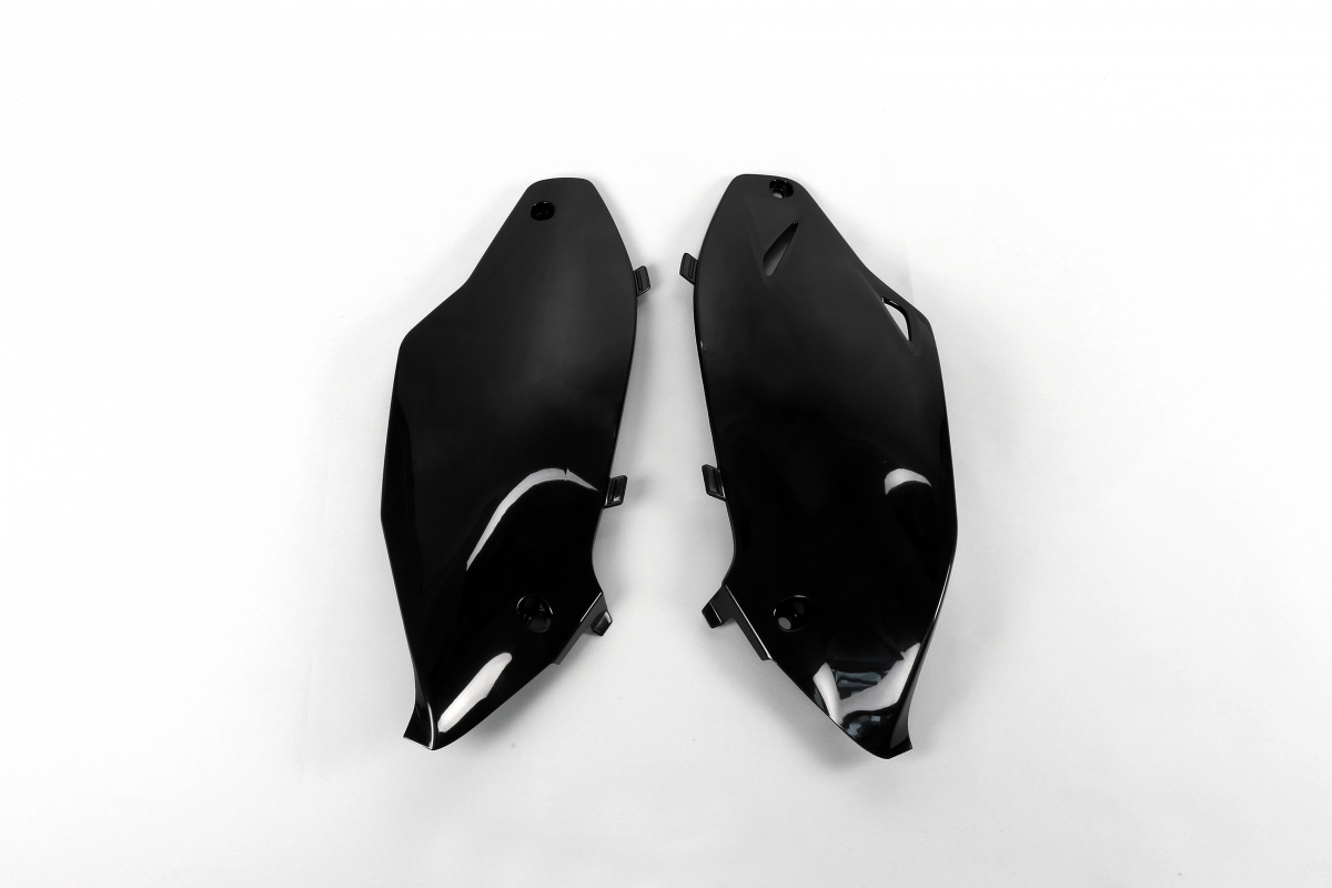 Side panels - black - Kawasaki - REPLICA PLASTICS - KA04720-001 - UFO Plast