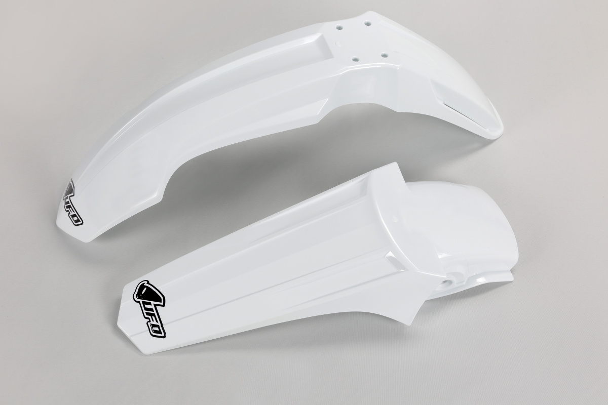 Fenders Kit white for Suzuki RM 85 (2000-25) - REPLICA PLASTICS - SUFK405K-041 - Ufo Plast