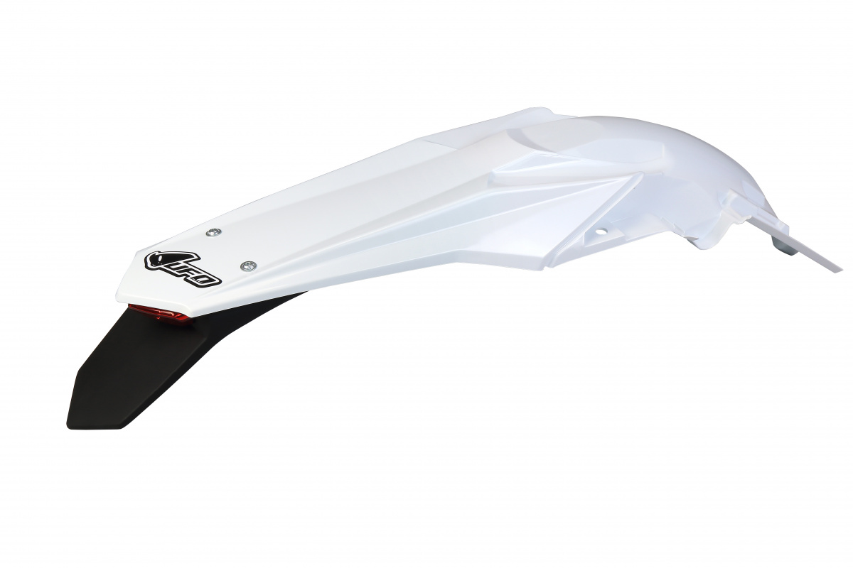 Rear fender / Enduro LED - white 041 - Suzuki - REPLICA PLASTICS - SU04947-041 - UFO Plast