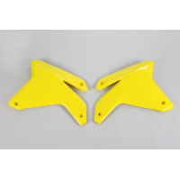 Radiator covers - yellow 102 - Suzuki - REPLICA PLASTICS - SU03911-102 - UFO Plast