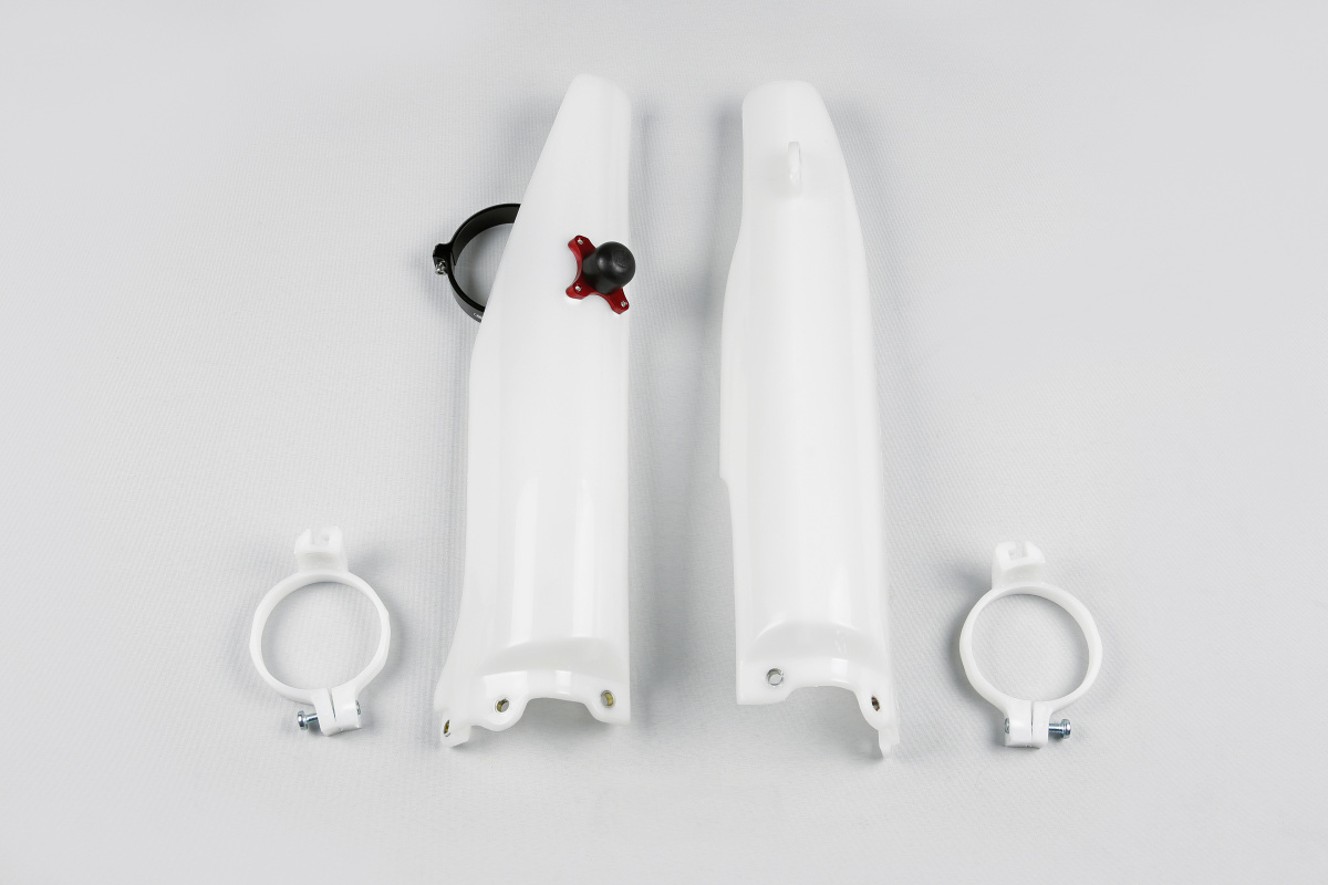 Fork Slider Protector + Quick Starter neutral for Suzuki RMZ 250 (2004-06) - REPLICA PLASTICS - SU03974-280 - Ufo Plast