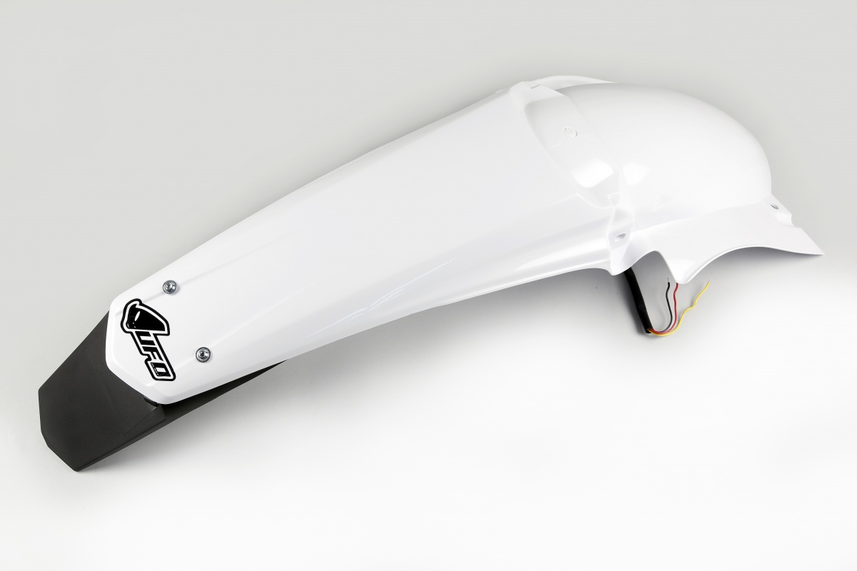 Rear fender / Enduro LED - white 046 - Yamaha - REPLICA PLASTICS - YA03892-046 - UFO Plast