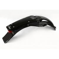 Rear fender / Enduro - black - Yamaha - REPLICA PLASTICS - YA03800-001 - UFO Plast