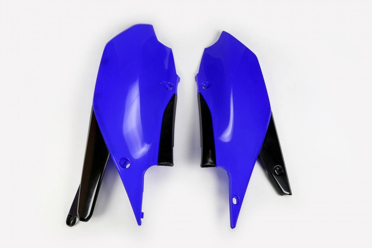 Side Panels blue for Yamaha YZF 250 (2019-23) - WRF 250 (2020-25) - YZF 450 (2018-22) - WRF 450 (2019-25) - REPLICA PLASTICS ...