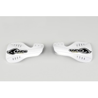 Handguards white for Yamaha YZ 125 - YZ 250 - YZF 250 - WRF 250 - YZF 450 - WRF 450 - REPLICA PLASTICS - YA03873-046 - Ufo Plast