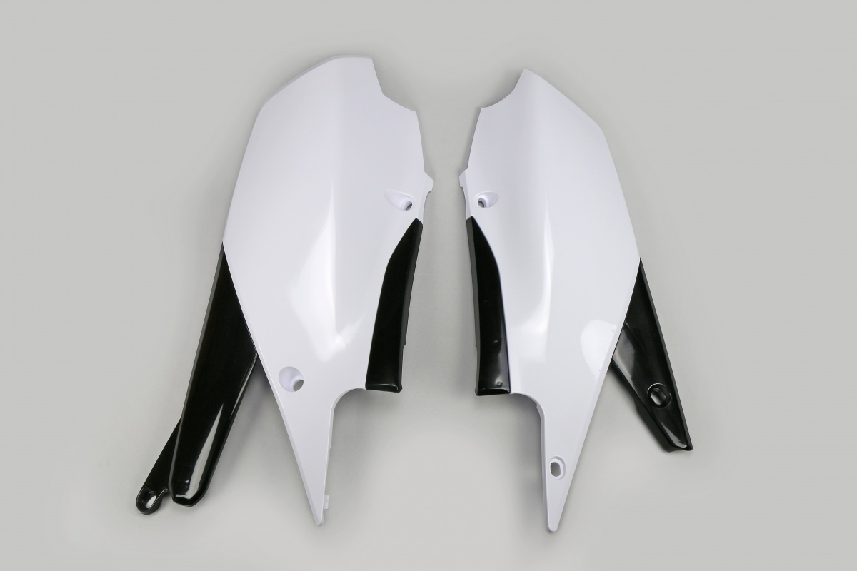 Side panels - white 046 - Yamaha - REPLICA PLASTICS - YA04859-046 - UFO Plast