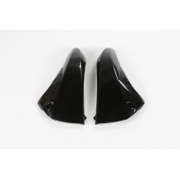 Radiator covers / Upper part - black - Yamaha - REPLICA PLASTICS - YA04823-001 - UFO Plast