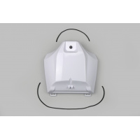 Mixed spare parts / Tank cover - white 046 - Yamaha - REPLICA PLASTICS - YA04863-046 - UFO Plast