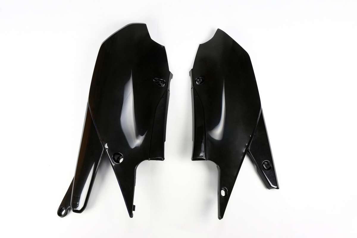 Side Panels black for Yamaha YZF 250 (2019-23) - WRF 250 (2020-25) - YZF 450 (2018-22) - WRF 450 (2019-25) - REPLICA PLASTICS...