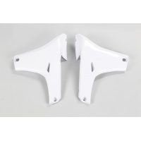 Radiator covers / Lower part - white 046 - Yamaha - REPLICA PLASTICS - YA04824-046 - UFO Plast