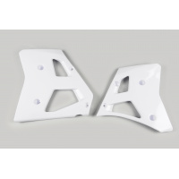 Radiator covers - white 046 - Yamaha - REPLICA PLASTICS - YA02823-046 - UFO Plast