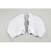 Side panels - white 046 - Yamaha - REPLICA PLASTICS - YA03847-046 - UFO Plast