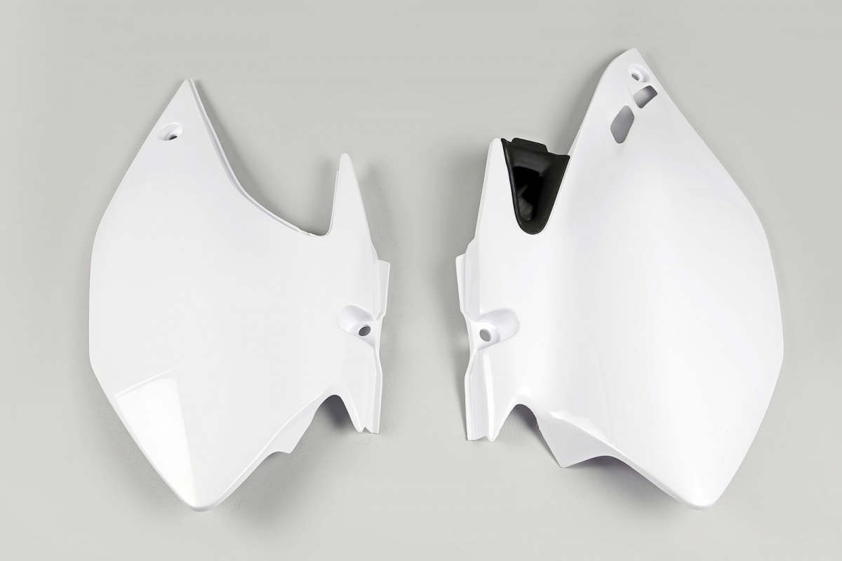 Side Panels white for Yamaha WRF 250 (2007-14) - WRF 450 (2007-11) - REPLICA PLASTICS - YA03887-046 - Ufo Plast