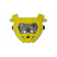 Replacement plastic for motocross Panther headlight lower part yellow - Headlight - PF01711-102 - UFO Plast