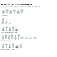 Motocross full plastic fastener kit for Husqvarna - Altri accessori - AC02446 - UFO Plast