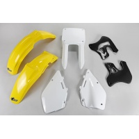 Plastic Kit OEM Color for Suzuki RM 125 (1996-98) - RM 250 (1996-98) - REPLICA PLASTICS - SUKIT393-999 - Ufo Plast