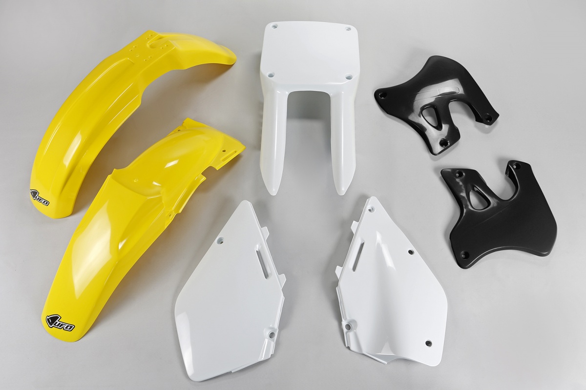 Plastic Kit OEM Color for Suzuki RM 125 (1996-98) - RM 250 (1996-98) - REPLICA PLASTICS - SUKIT393-999 - Ufo Plast