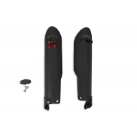 Fork slider protectors + quick starter - black - Gas Gas - REPLICA PLASTICS - GG07136-001 - UFO Plast