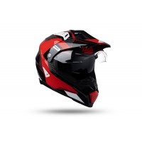 Motocross enduro helmet Aries black and red - PROTECTION - HE163 - UFO Plast