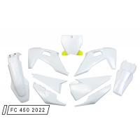 Plastic Kit OEM Color 19 for Husqvarna TC 250 - TC 125 - FC 250 - FC 350 - FC 450 - REPLICA PLASTICS - HUKIT622-999 - Ufo Plast