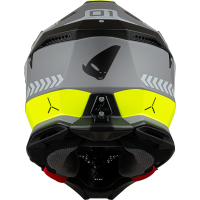 Motocross helmet Diamond grey and neon yellow - Home - he055 - UFO Plast