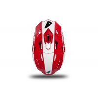 Motocross helmet Echus red and white glossy - NEW PRODUCTS - HE170 - UFO Plast