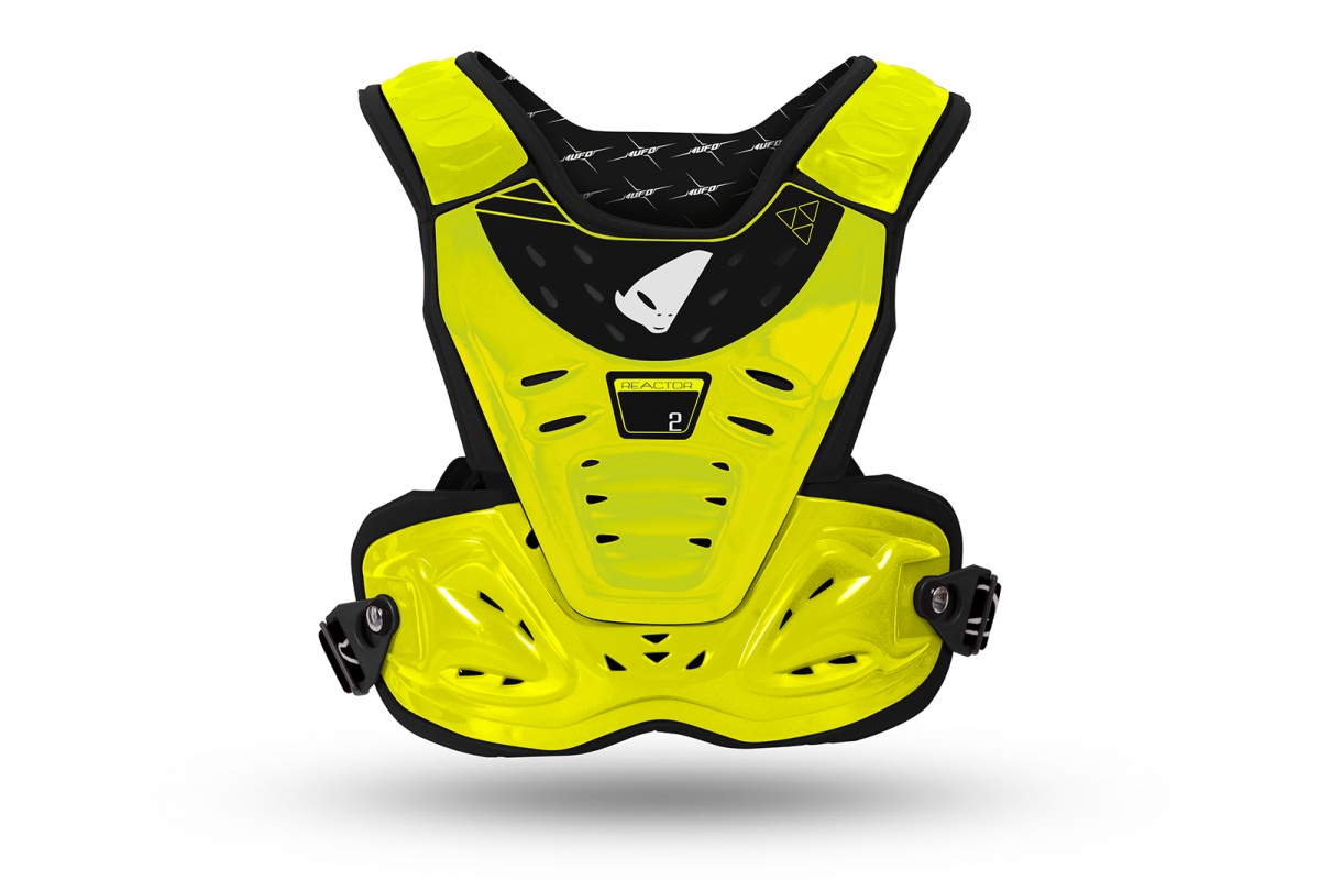 Motocross Reactor Chest Protector for kids neon yellow - Chest protectors - BP03050-DFLU - UFO Plast