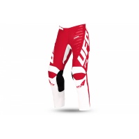 MOTOCROSS KIMURA PANTS FOR KIDS WHITE AND RED - KIDS - PI04495-B - UFO Plast