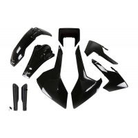 Full Plastic Kit black for Husqvarna TE 250 - TE 125 - FE 250 - TE 300 - FE 350 - FE 450 - TX 125 - TX 250 - TX 300 - REPLICA...