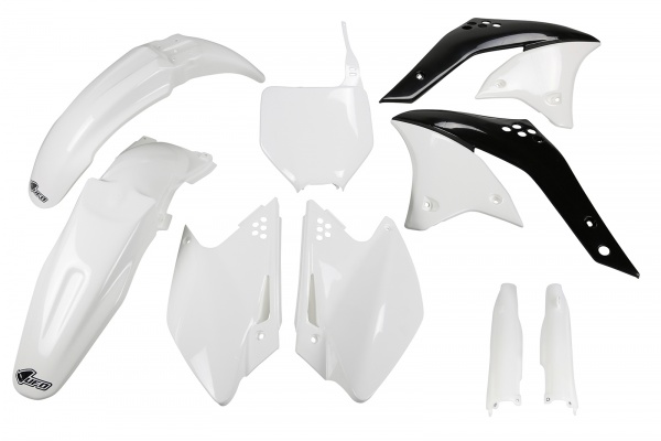 Full plastic kit Kawasaki - white - REPLICA PLASTICS - KAKIT208F-047 - UFO Plast