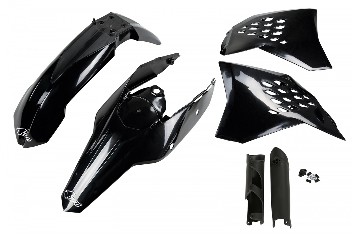 Full plastic kit Ktm - black - REPLICA PLASTICS - KTKIT511F-001 - UFO Plast