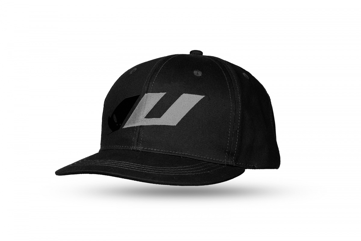 Cap black white logo - Caps - CP04526 - UFO Plast