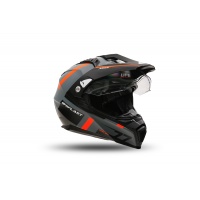 Motocross Aries helmet grey and orange - Helmets - HE13500-EF - UFO Plast