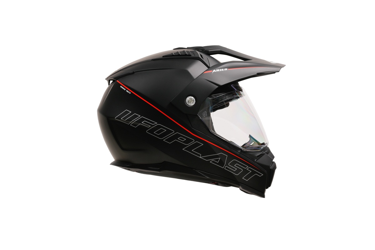 Motocross Aries helmet black and red - Helmets - HE13500-KB - Ufo Plast