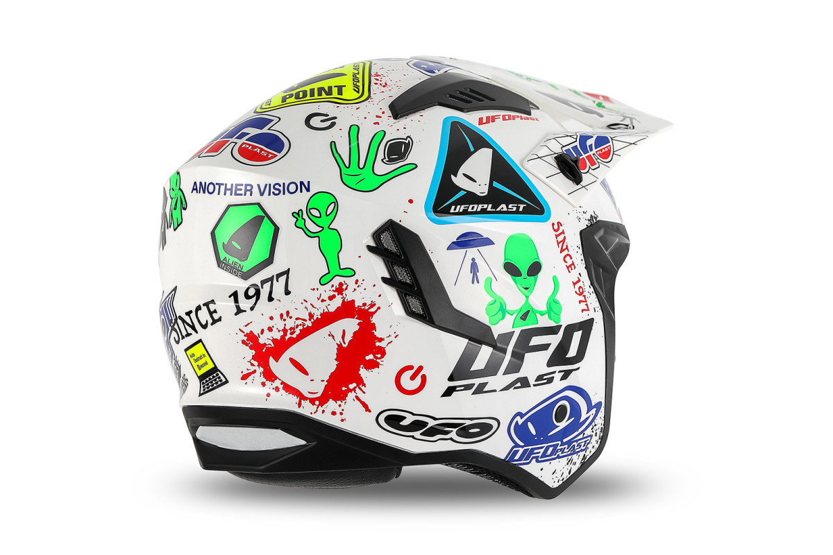 Sheratan cross jet helmet white